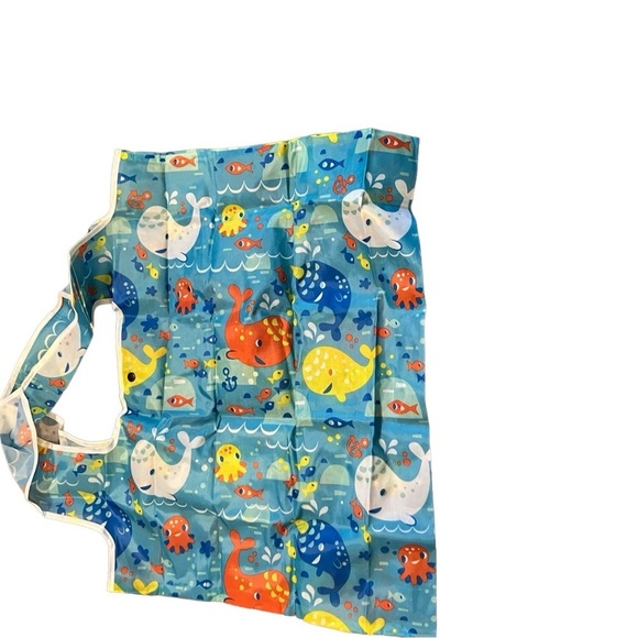 Large Beach Tote Bags Collapsible Snap Pouch Hook 15x23” 8” Drop NEW - Picture 6 of 6